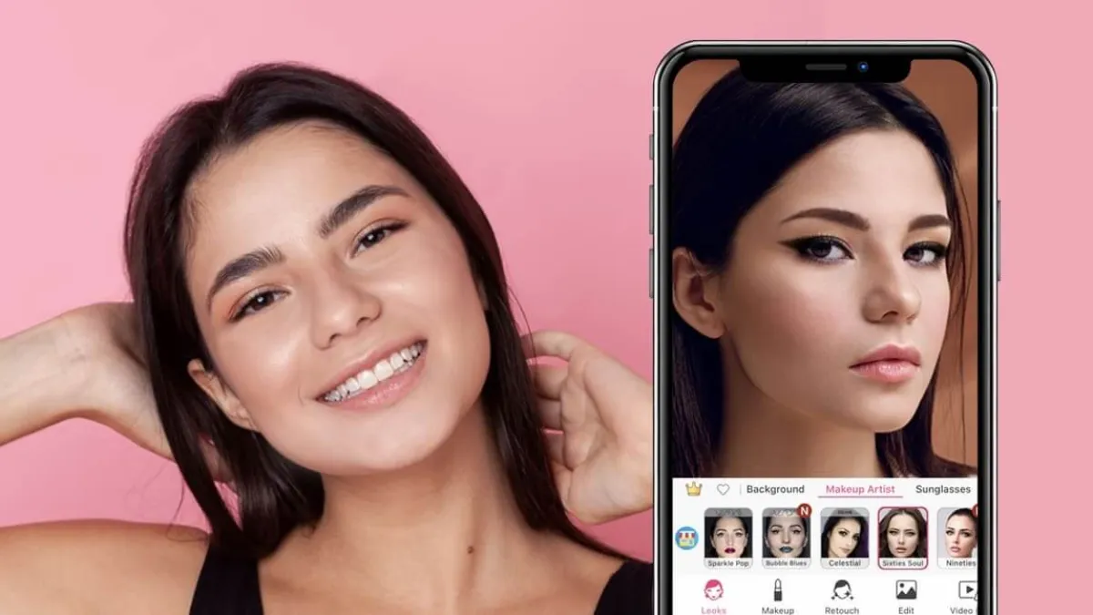 Apps de maquiagem virtual para fotos com efeitos realistas